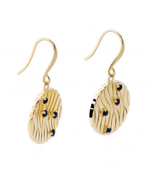 Orphelia Metallic 'Babette' 925 Sterling Drop Earrings