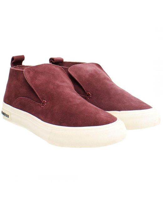Seavees Purple Huntington Middie Shoes