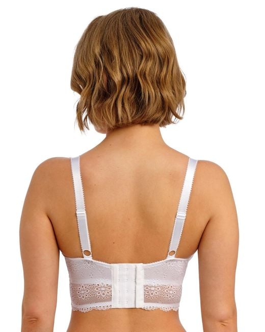 Freya White Aa404220 Posie Underwired Longline Bra