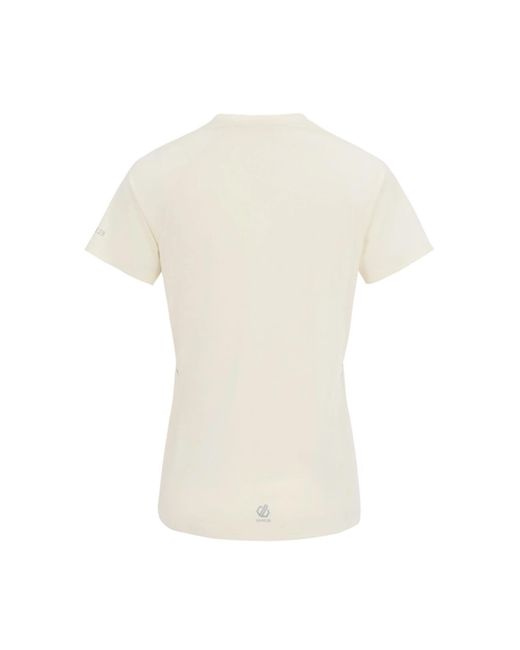 Dare 2b White Ladies Nimble T-Shirt (Almond Milk)