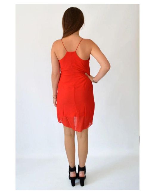Boohoo Layered Chiffon Dress
