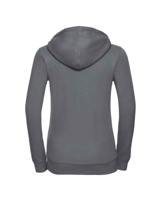 Russell Gray Ladies Authentic Full Zip Hoodie (Convoy)