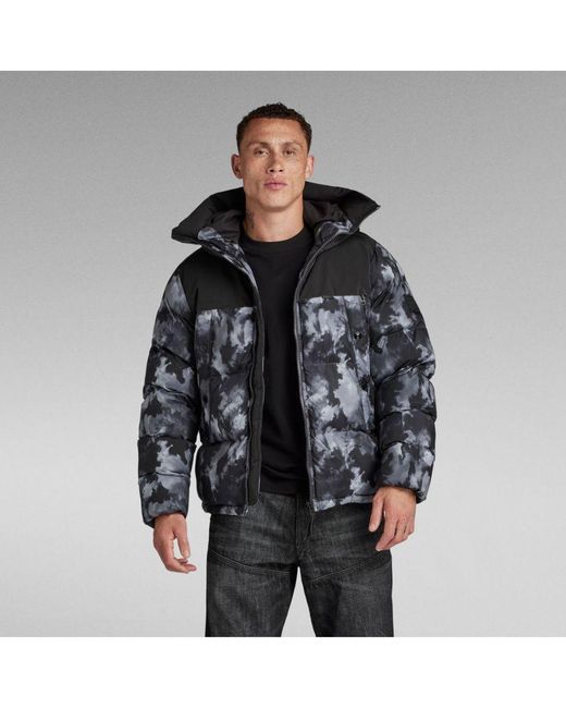 G Star RAW G Star Raw Expedition Puffer in Grey for Men Lyst UK