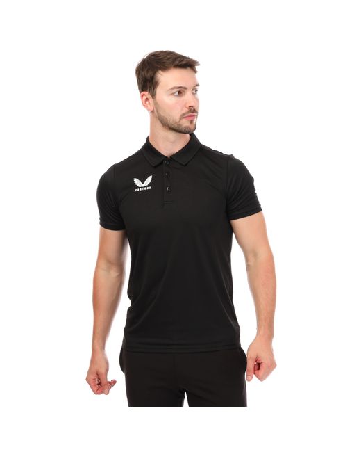 Castore Black Polo Shirt for men