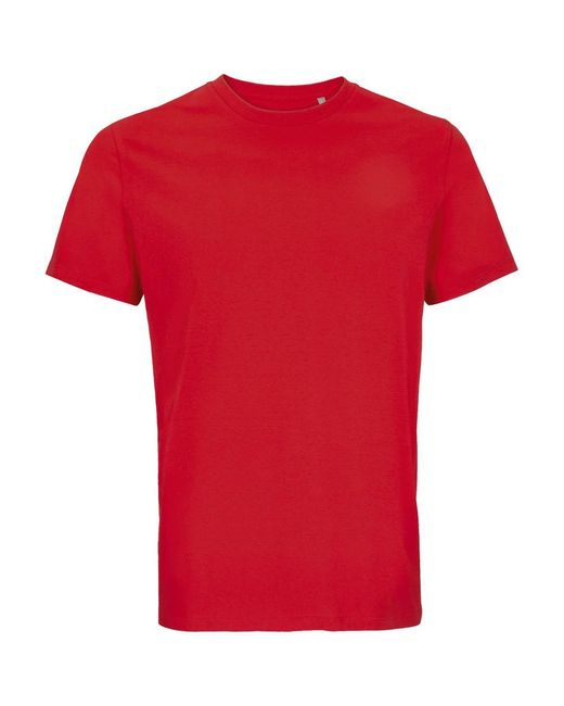 Sol's Red Adult Legend Organic T-Shirt (Bright)