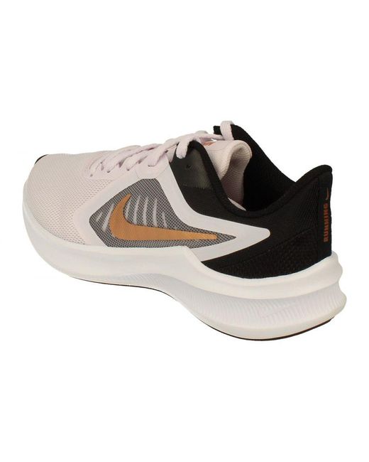 Nike White Downshifter 10 Trainers