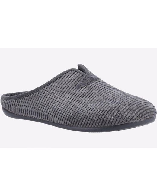 Cotswold Gray Blackbird Mule Slipper for men