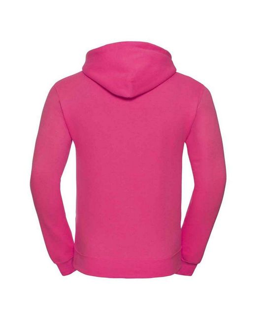 Russell Pink Plain Hoodie for men