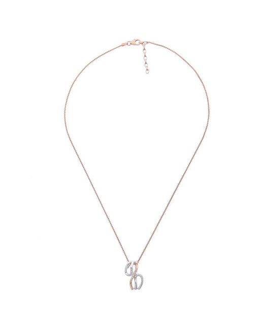 Orphelia Multicolor 'Sally' 925 Sterling Chain With Pendant