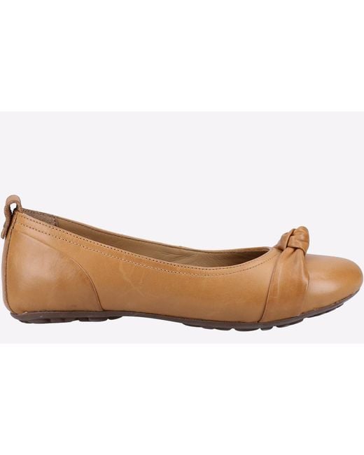 Hush Puppies White Jada Knot Ballerina