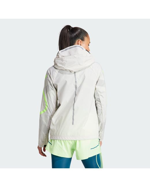 Adidas By Stella McCartney Green Truepace Running Jacket