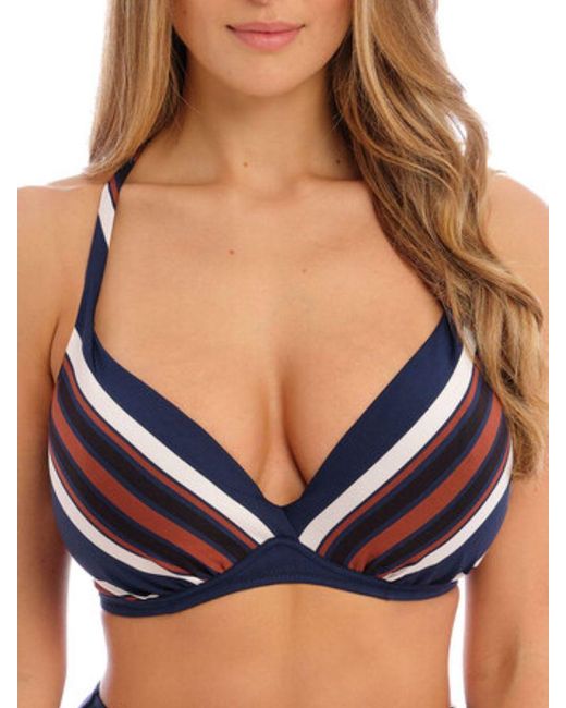Fantasie Blue Ocean Cove Plunge Bikini Top