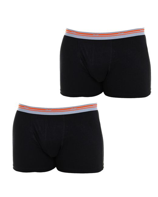 Dim Black Pack-2 Boxers Cotton Stretch
