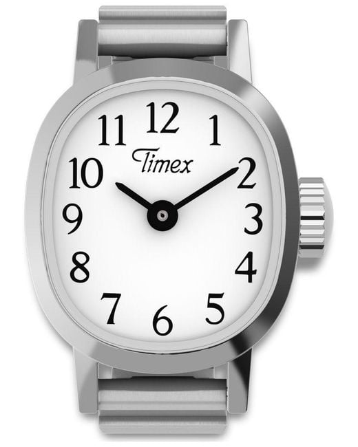 Timex Gray Cavatina Mini Watch Tw2Y70700 Stainless Steel