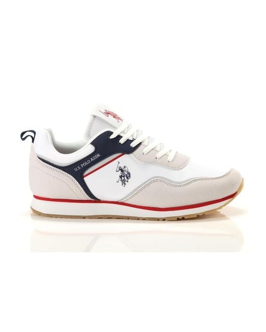 U.S. POLO ASSN. Sporty Slip On Sneakers With Print in White Lyst UK