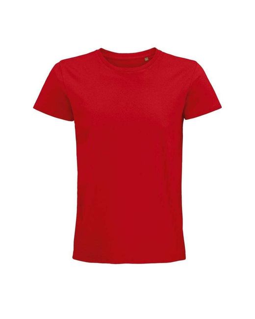 Sol's Red Adult Pioneer Organic T-Shirt