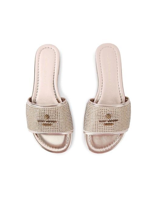 Kurt Geiger Natural Kgl Greenwich Flat Sandal Sandals