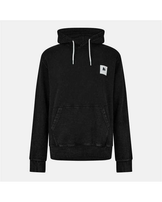 Money Black Hooded Neck Long Sleeve Kangaroo Pocket Sweatshirt for men