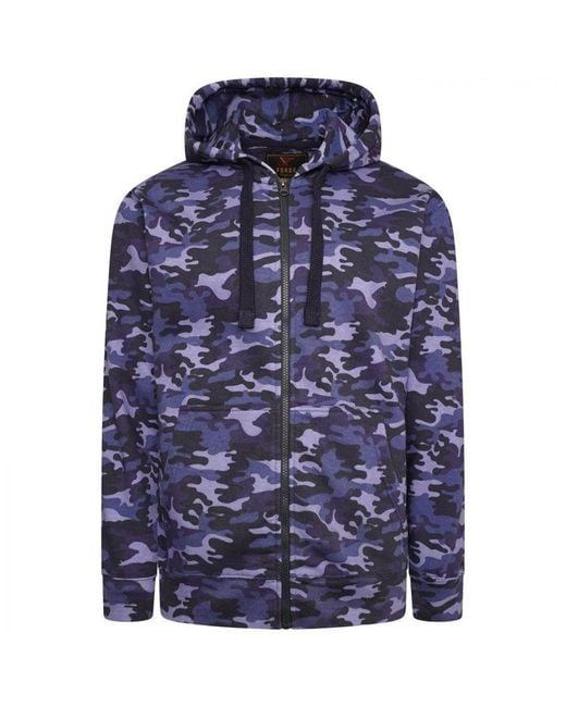 KAM Jeanswear Blue Forge Original Camo Tracksuit Set for men