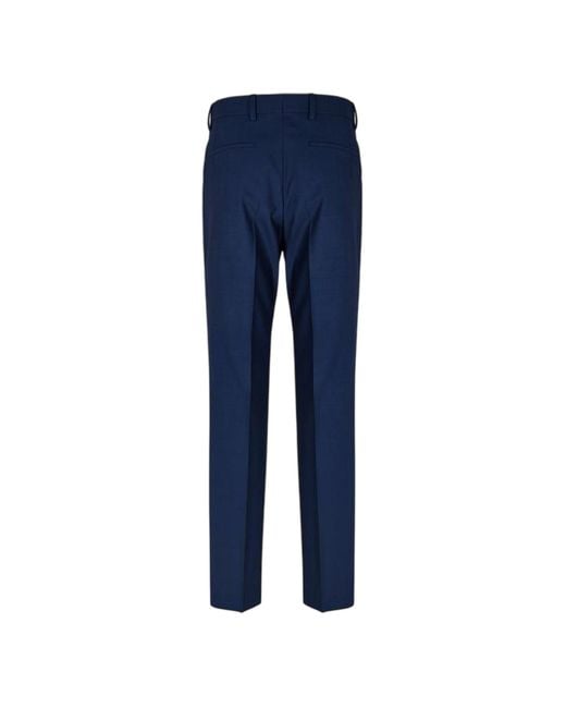 Boss Blue Straight Chinos for men