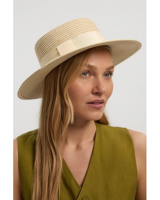 Karen Millen Natural Summer Hat