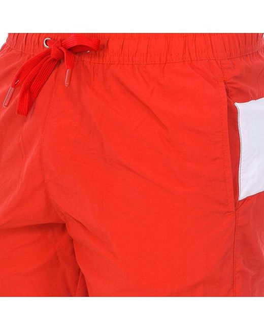 Supreme Red Caicos Print Boxer Swimsuit Cm-30055-Bp for men