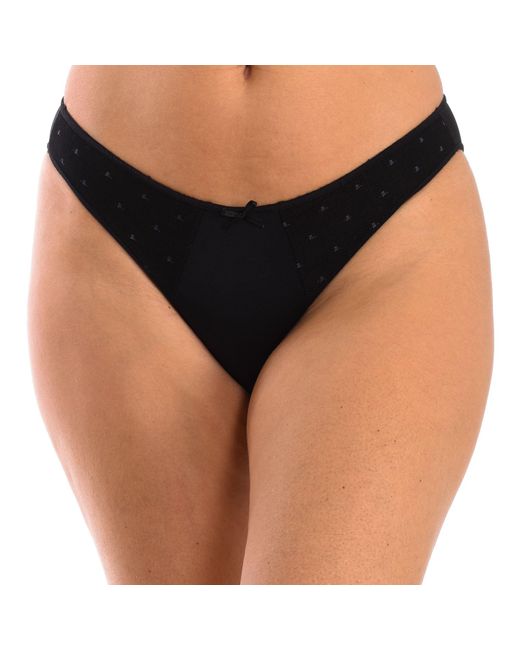 Selene Black Micro Tulle Panties Bk3089