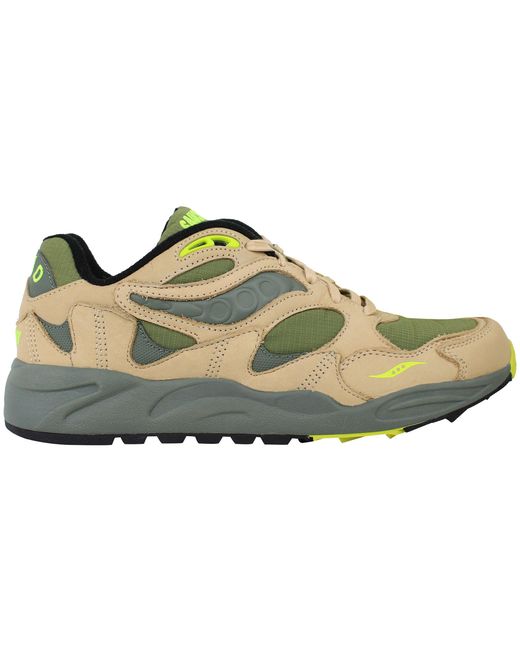 Saucony Gray Grip Shadow 2 Trainers for men