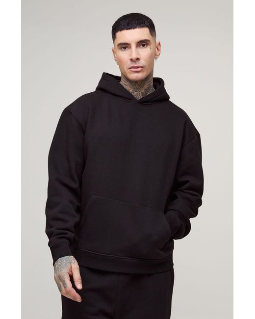 BoohooMAN Blue Tall Oversized Boxy Basic Hoodie for men