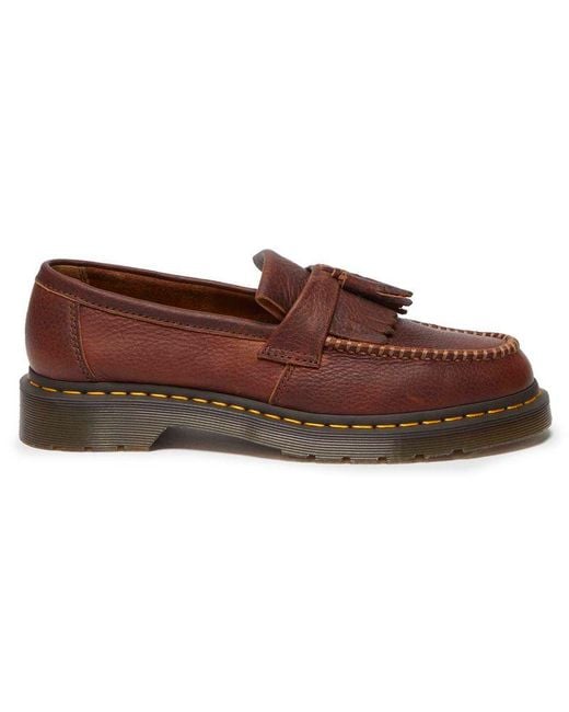 Dr. Martens Brown Dr Adrian Ambassador Tassel Shoes for men