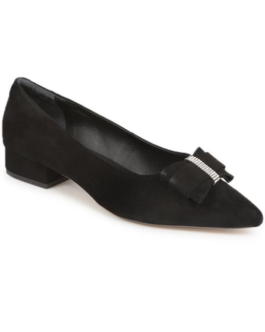Jones Bootmaker Black Zanzibar Pointed-Toe Flats