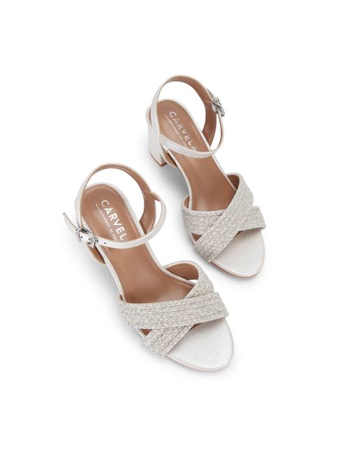 Carvela Kurt Geiger White Divine Block Sandals