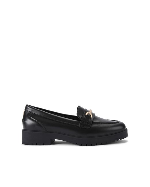 KG by Kurt Geiger Black Leather Molly Loafers