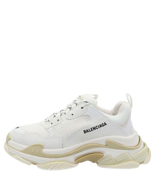 Balenciaga White Triple S Sneaker for men