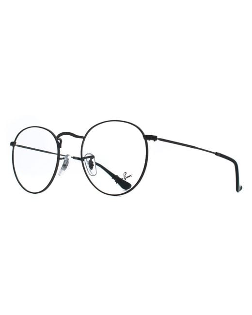 Ray-Ban Brown Round Gunmetal Rx3447V Metal