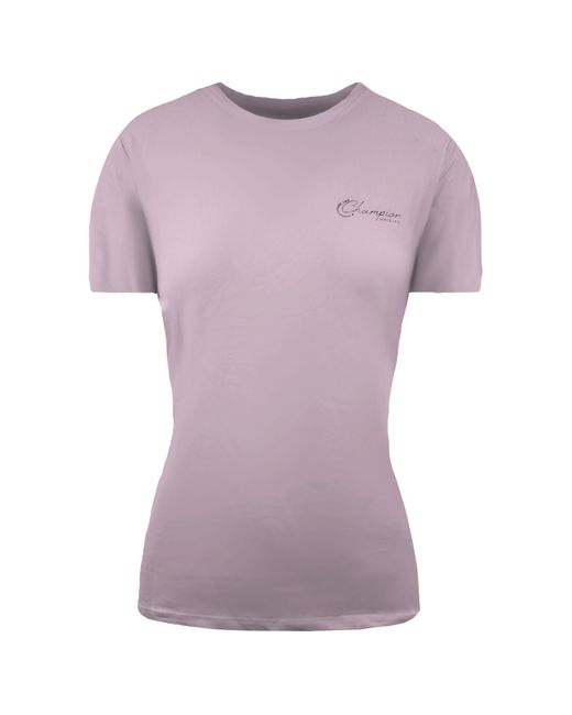 Champion Purple Comfort Fit T-Shirt Cotton