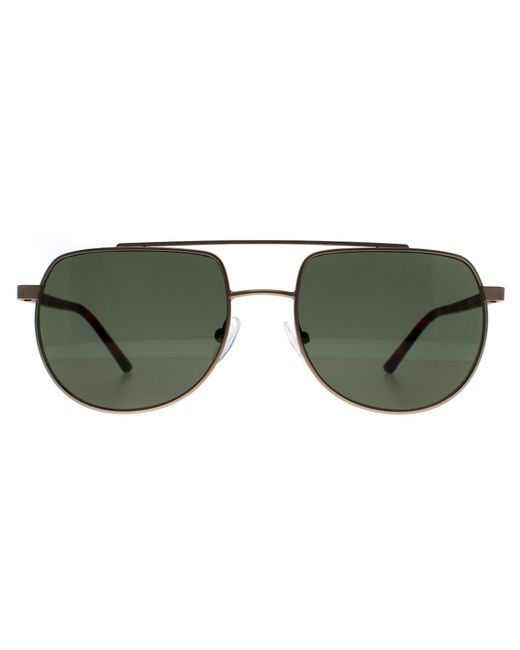 Calvin Klein Green Aviator Matte Light Ck20301S Metal for men