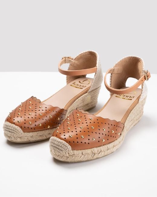 Kanna Brown Elvira Sandals