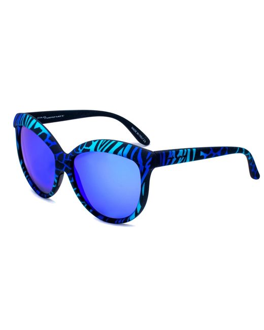 Italia Independent Blue Sunglasses 58/20/140 Mm Acetate