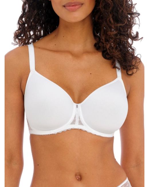 Freya White Signature Moulded Spacer Bra