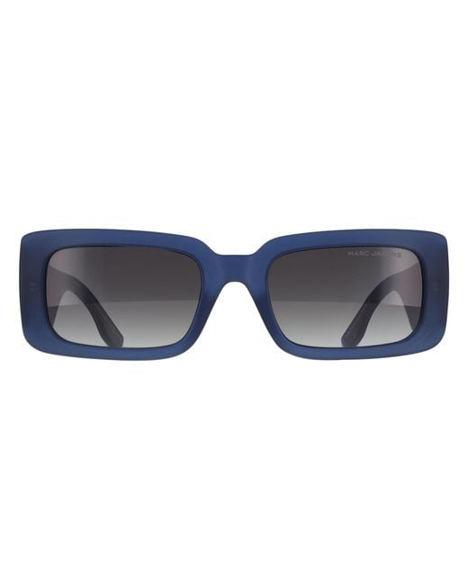 Marc Jacobs Blue Rectangle Matte Gradient 804/S