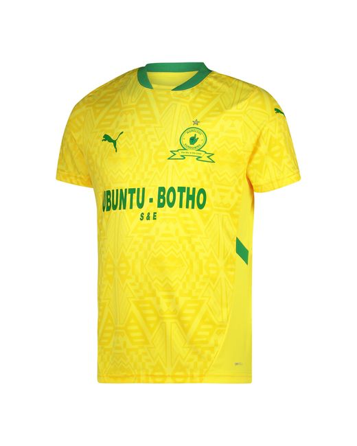 PUMA Yellow Mamelodi Sundowns Home Replica 24/15 Jersey for men