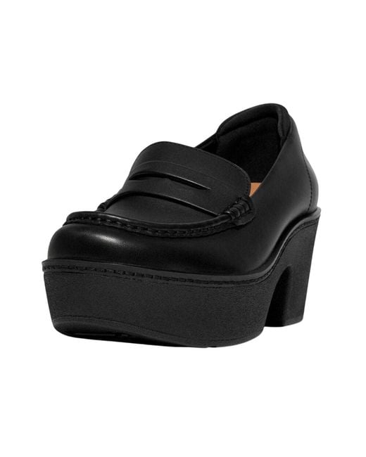Fitflop Black Fit Flop /Ladies Pilar Platform Loafers
