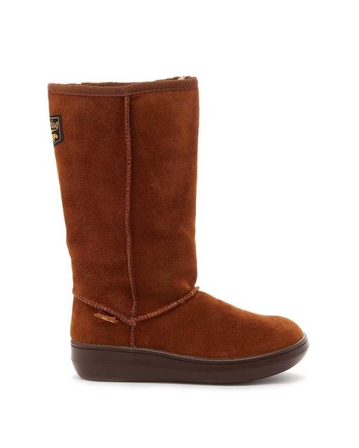 Rocket Dog Brown Sugardaddy /Ladies Leather Pull On Boot
