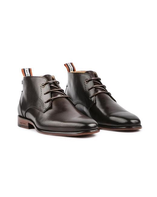 Simon Carter Brown Collie Chukka Boots for men