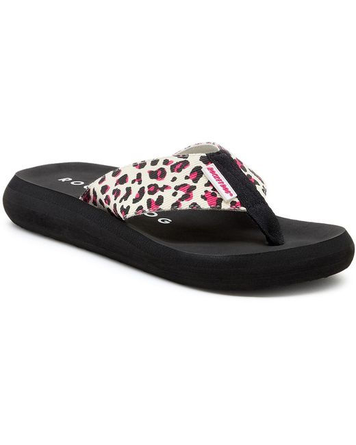 Rocket Dog Black Spotlight Monroe Cotton Hot Sandals