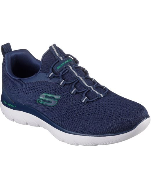 Skechers Blue Summits Tallo Textile Trainers for men