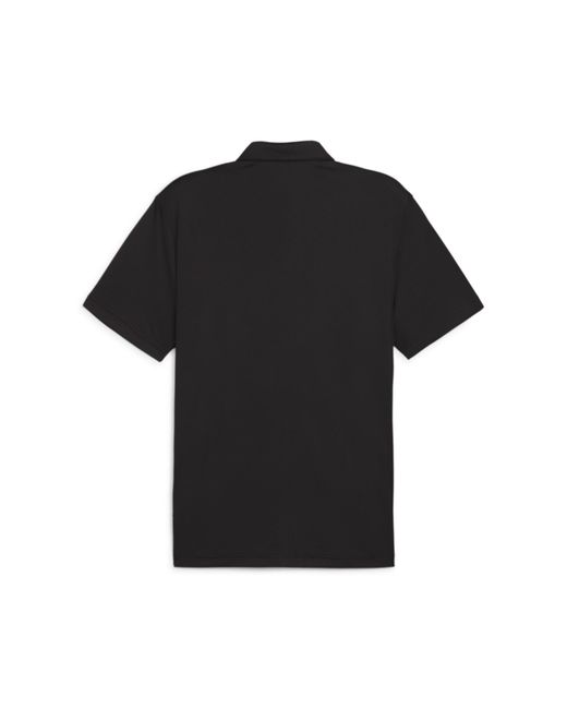 PUMA Red Pure Colourblock Golf Polo Shirt for men