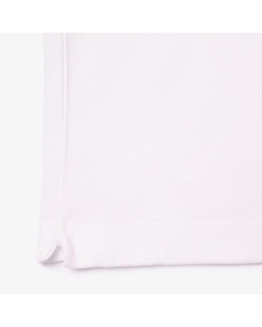 Lacoste White Fit Piqu¿ Polo Shirt for men