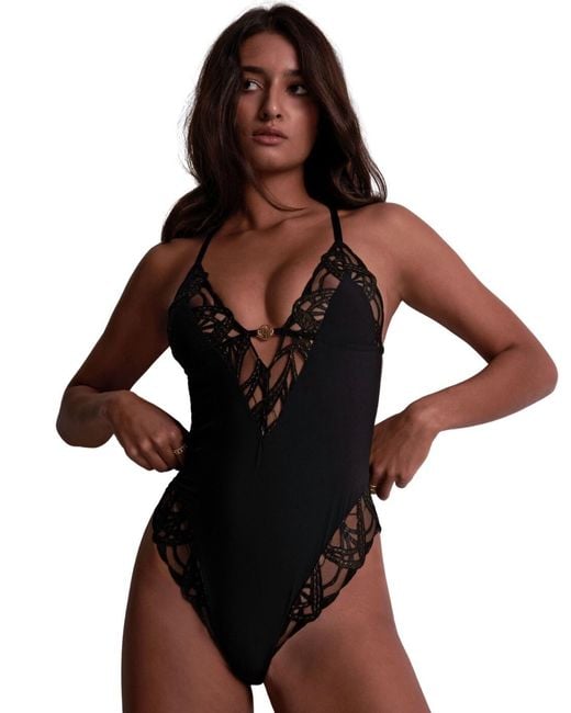 Aubade Black 1 My Desire Bodysuit
